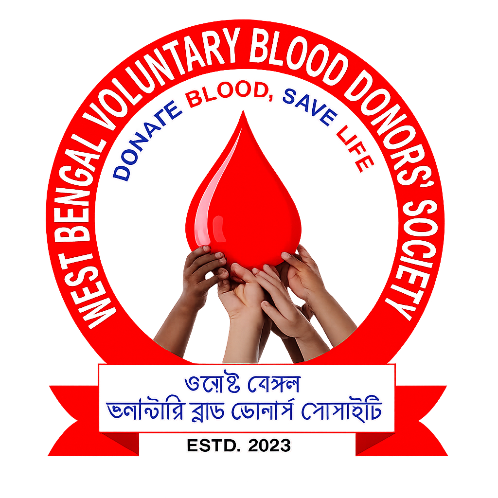West Bengal Voluntary Blood Donors' Society Logo